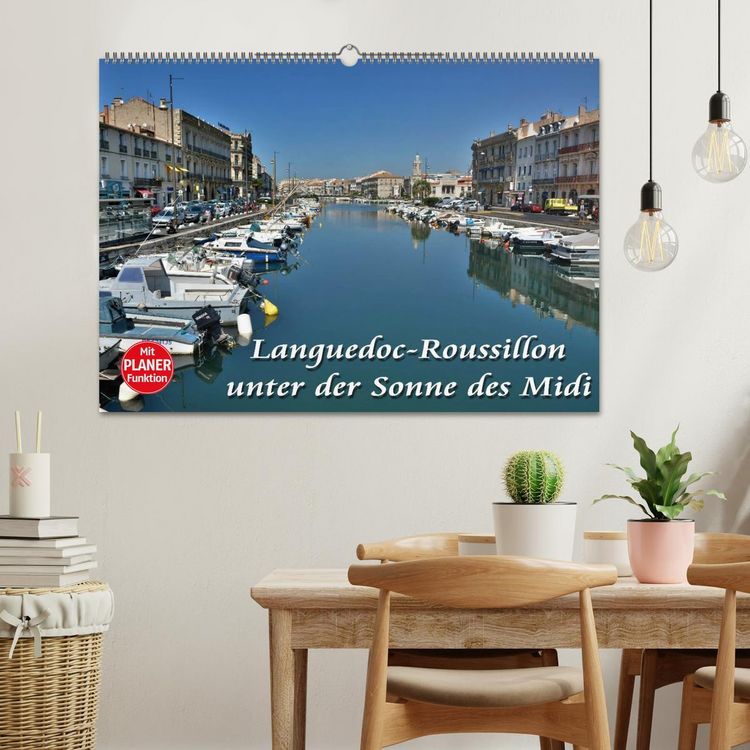 Produktbild: Languedoc-Roussillon - unter der Sonne des Midi (Wandkalender 2026 DIN A2 quer), CALVENDO Monatskalender