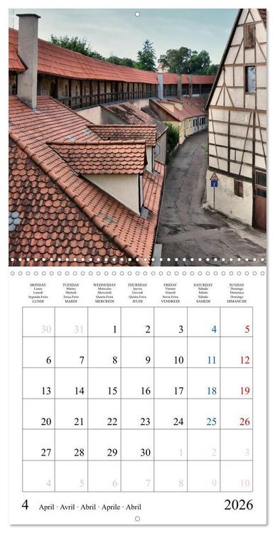 Produktbild: Worth a Visit - Romantic Cities in Germany (Wall Calendar 2026 12 &times; 12 Inch) CALVENDO 12 Month Wall Calendar