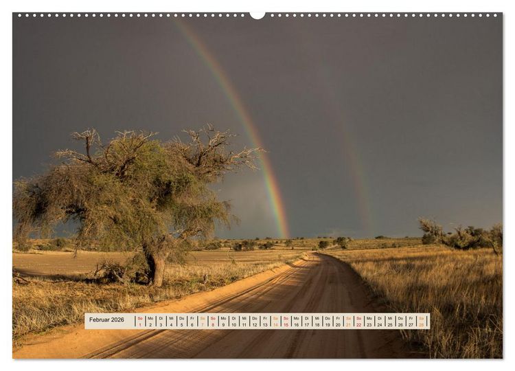 Produktbild: Kgalagadi-Durstland (hochwertiger Premium Wandkalender 2026 DIN A2 quer), Kunstdruck in Hochglanz