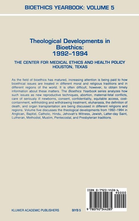 Produktbild: Bioethics Yearbook