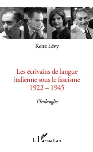 Produktbild: Les ecrivains de langue italienne sous le fascisme
