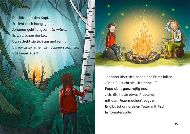 Produktbild: Lesel&ouml;wen 2. Klasse - Geschichten von Camping-Abenteuern