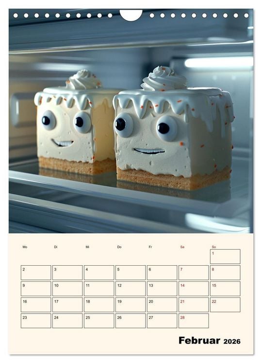 Produktbild: Nachts im K&uuml;hlschrank (Wandkalender 2026 DIN A4 hoch), CALVENDO Monatskalender
