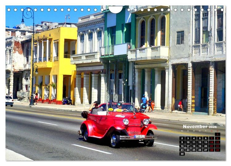 Produktbild: Pink Lady - Ford Modell A in Havanna (Wandkalender 2026 DIN A4 quer), CALVENDO Monatskalender