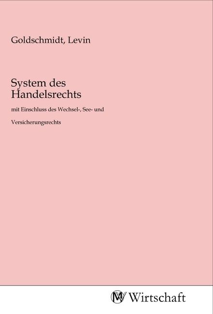 Produktbild: System des Handelsrechts