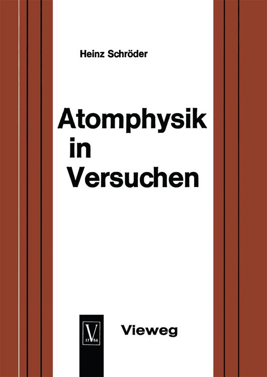 Produktbild: Atomphysik in Versuchen