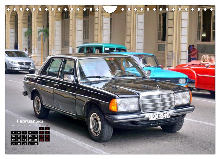 Produktbild: Autos mit Stern - Mercedes-Benz auf Kuba (Wandkalender 2025 DIN A4 quer), CALVENDO Monatskalender