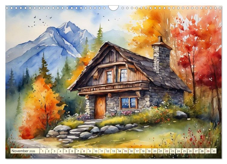 Produktbild: Sehnsucht Berge (Wandkalender 2026 DIN A3 quer), CALVENDO Monatskalender