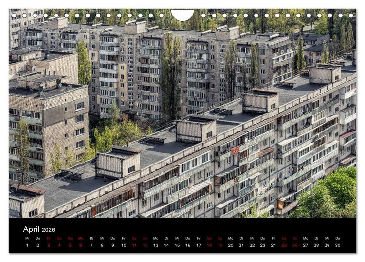 Produktbild: Unterwegs in Kiew (Wandkalender 2026 DIN A4 quer), CALVENDO Monatskalender
