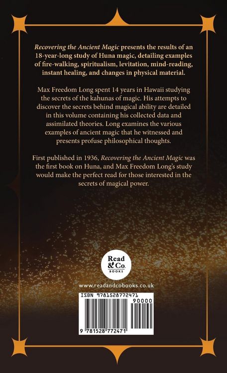 Produktbild: Recovering the Ancient Magic
