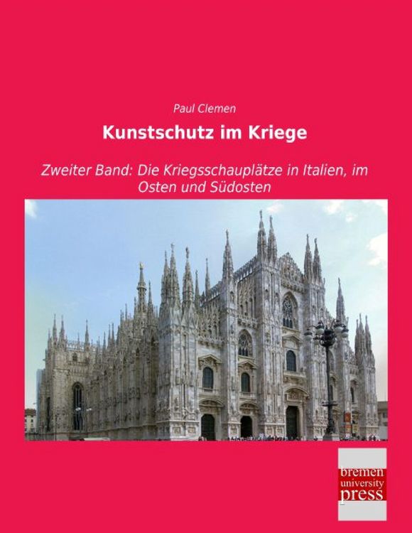 Produktbild: Kunstschutz im Kriege