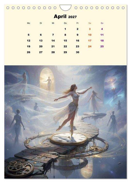 Produktbild: TraumT&auml;nzer - Schritte durch Zeit, Licht und Illusion (Wandkalender 2027 DIN A4 hoch), CALVENDO Monatskalender