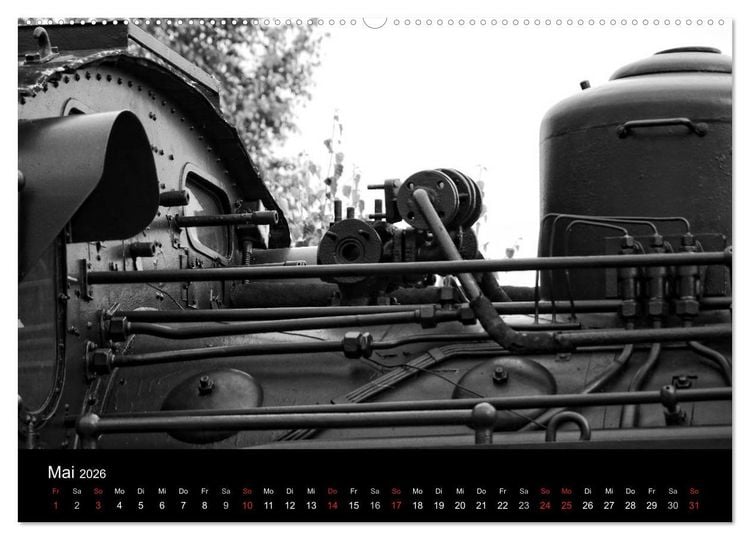 Produktbild: Ein Jahr mit der Schmalspurbahn aus Zittau (Wandkalender 2026 DIN A2 quer), CALVENDO Monatskalender
