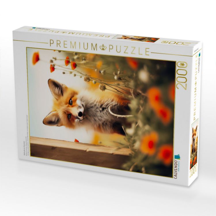 Produktbild: CALVENDO Puzzle Rotfuchs im Sommer | 2000 Teile Lege-Gr&ouml;&szlig;e 90x67cm Foto-Puzzle f&uuml;r gl&uuml;ckliche Stunden