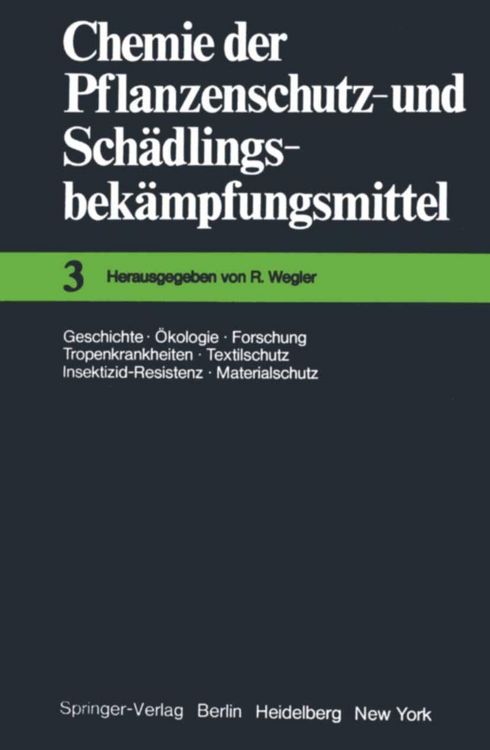 Produktbild: Chemie der Pflanzenschutz- und Sch&auml;dlingsbek&auml;mpfungsmittel