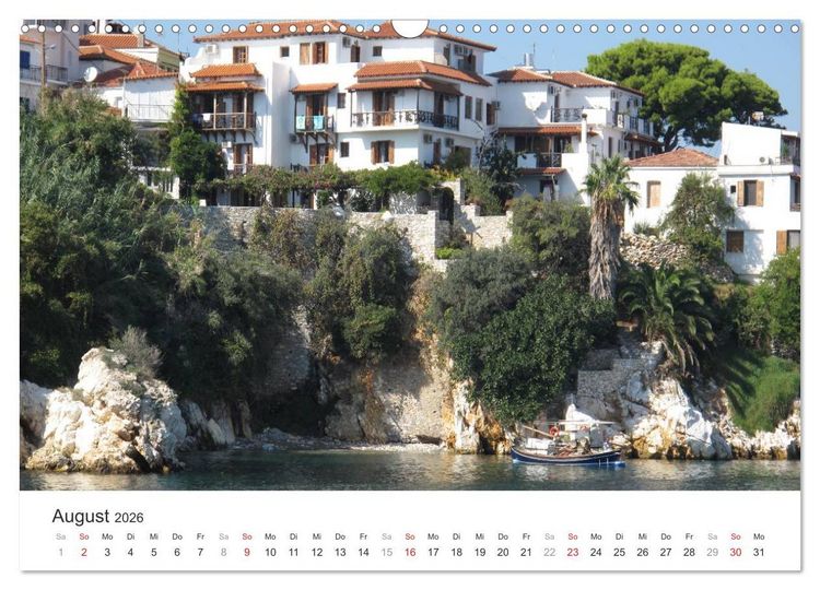 Produktbild: Sporadeninsel Skiathos (Wandkalender 2026 DIN A3 quer), CALVENDO Monatskalender