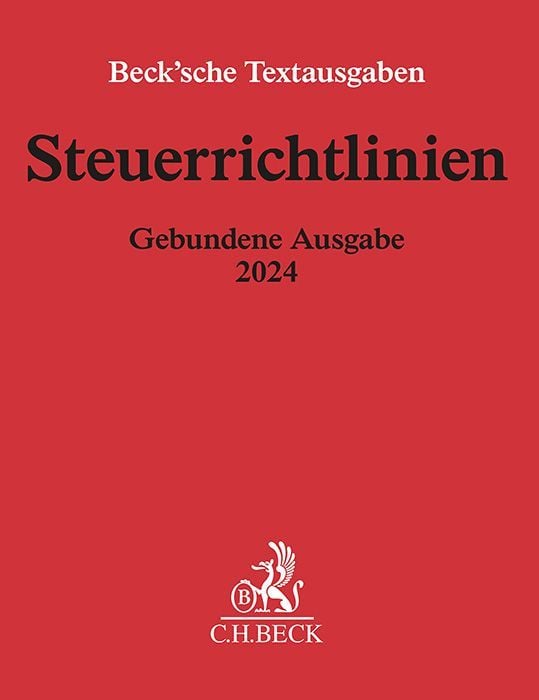 Produktbild: Steuerrichtlinien Gebundene Ausgabe 2024