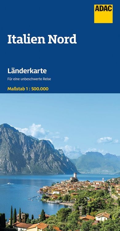 Produktbild: ADAC L&auml;nderkarte Italien Nord 1:500.000