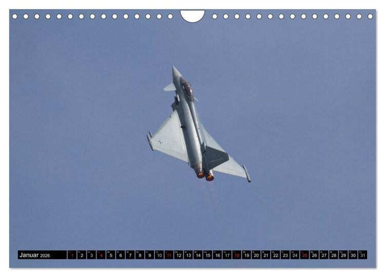 Produktbild: Augenblicke in der Luft: Eurofighter Typhoon (Wandkalender 2026 DIN A4 quer), CALVENDO Monatskalender