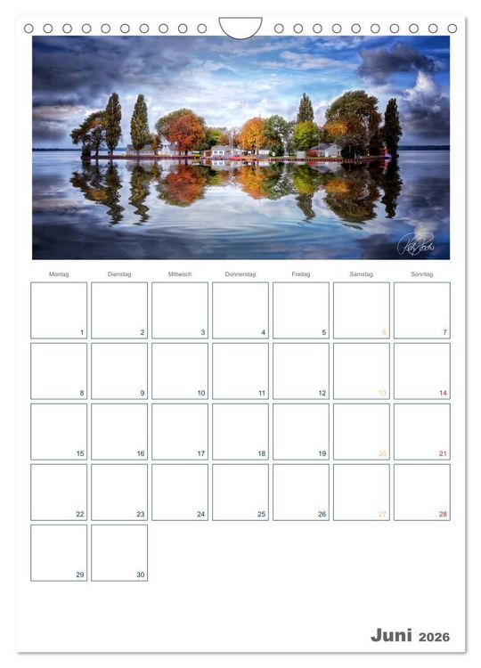 Produktbild: Am Steinhuder Meer / Planer (Wandkalender 2026 DIN A4 hoch), CALVENDO Monatskalender