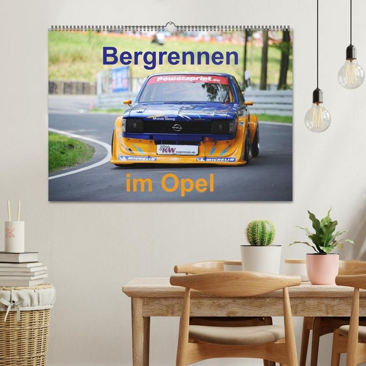 Produktbild: Bergrennen im Opel (Wandkalender 2026 DIN A2 quer), CALVENDO Monatskalender