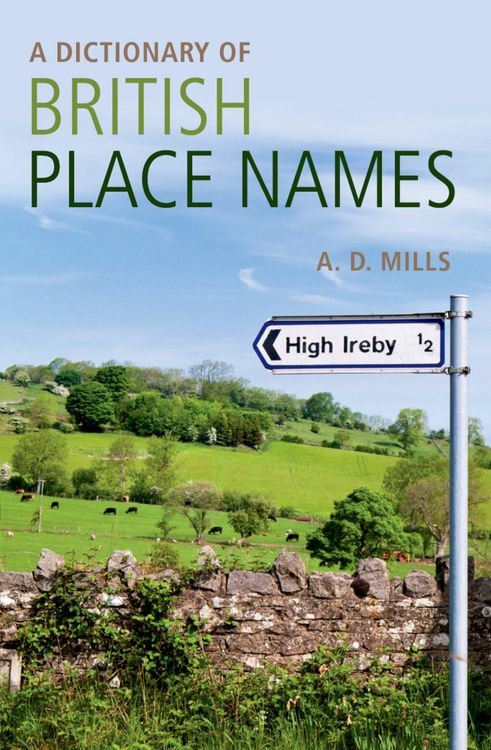Produktbild: A Dictionary of British Place-Names
