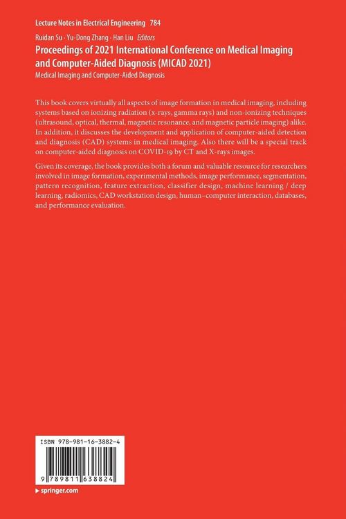 Produktbild: Proceedings of 2021 International Conference on Medical Imaging and Computer-Aided Diagnosis (MICAD 2021)