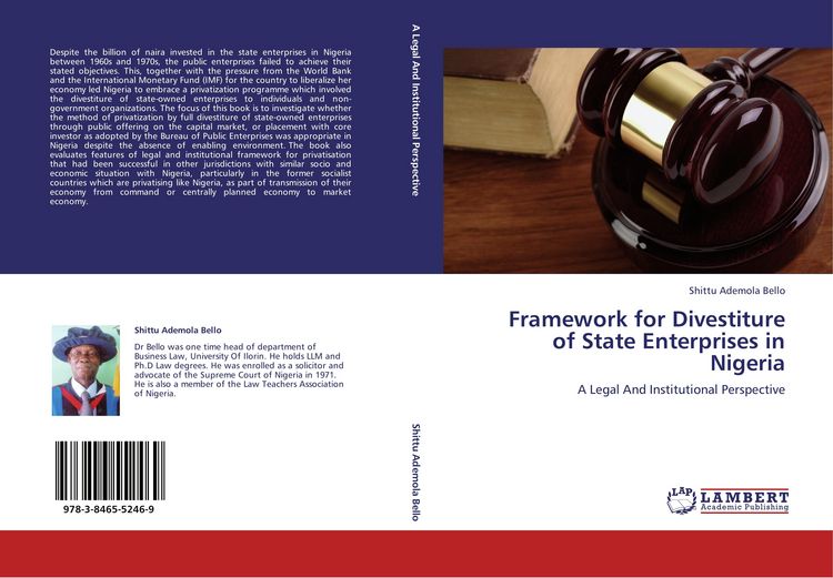 Produktbild: Framework for Divestiture of State Enterprises in Nigeria