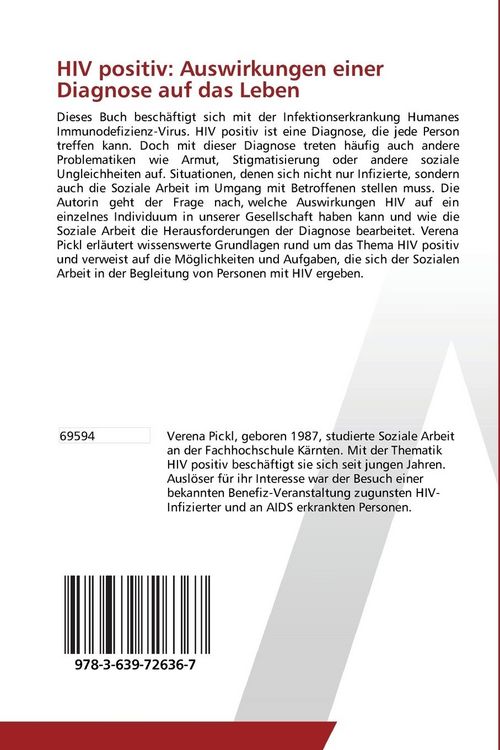 Produktbild: HIV positiv: Auswirkungen einer Diagnose auf das Leben