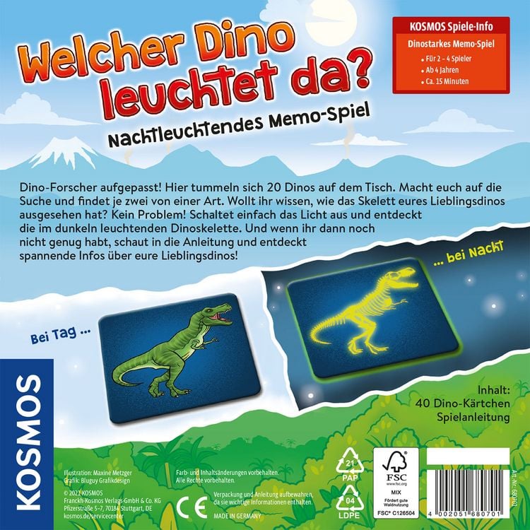 Produktbild: Welcher Dino leuchtet da?