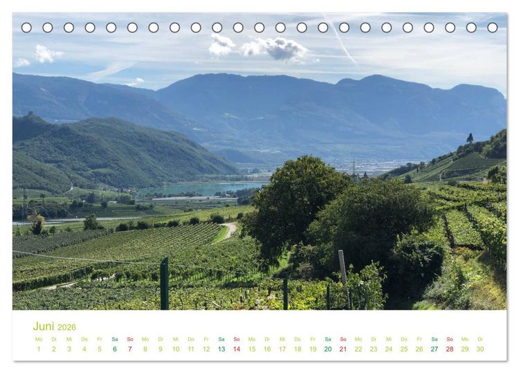 Produktbild: Der Kalterer See - Sch&ouml;nheit in S&uuml;dtirols S&uuml;den (Tischkalender 2026 DIN A5 quer), CALVENDO Monatskalender