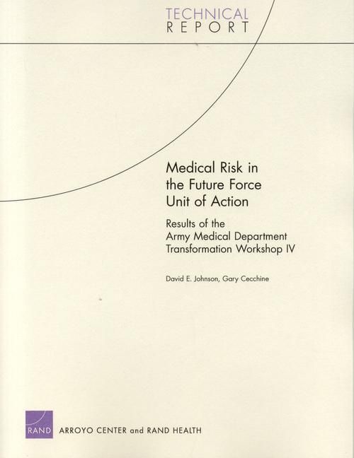 Produktbild: Medical Risk in the Future Force Unit of Action