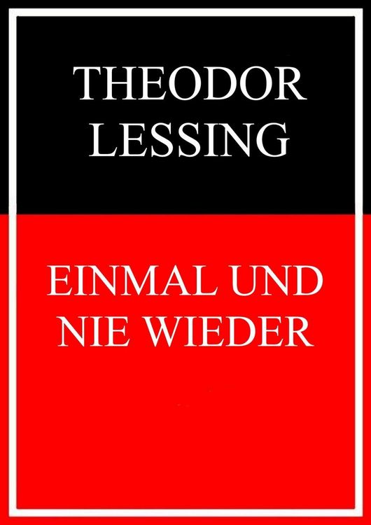 Produktbild: Einmal und nie wieder