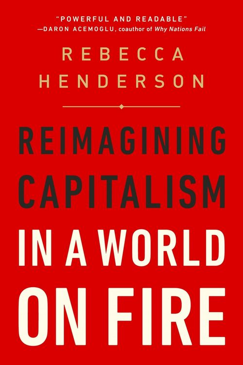 Produktbild: Reimagining Capitalism in a World on Fire