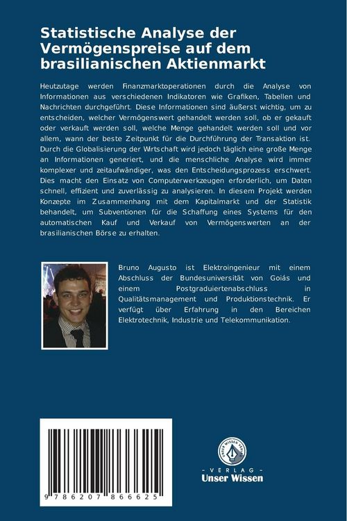 Produktbild: Statistische Analyse der Verm&ouml;genspreise auf dem brasilianischen Aktienmarkt
