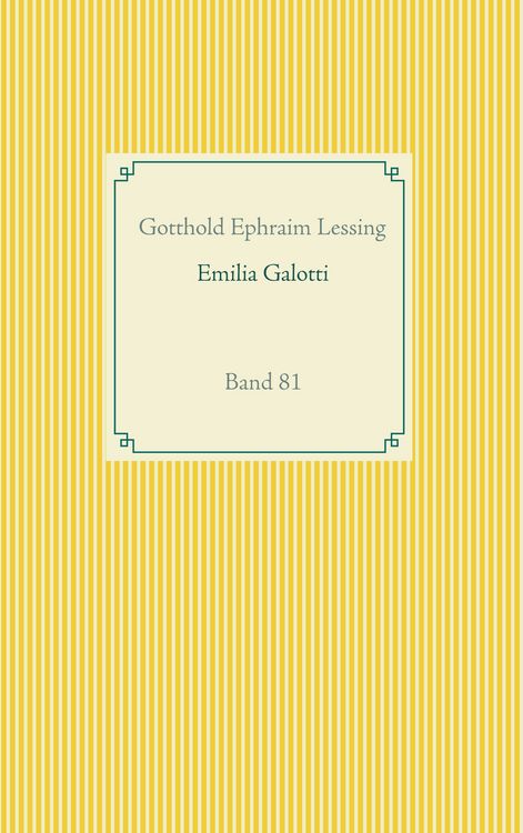 Produktbild: Emilia Galotti