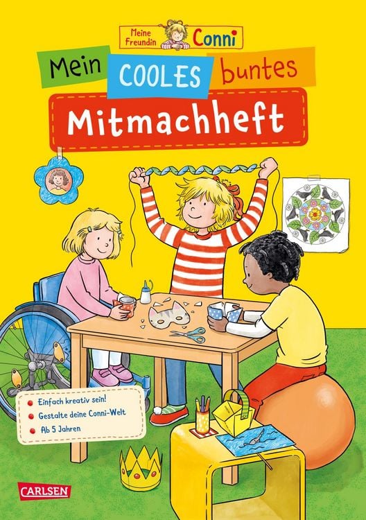 Produktbild: Conni Gelbe Reihe (Besch&auml;ftigungsbuch): Mein cooles buntes Mitmachheft