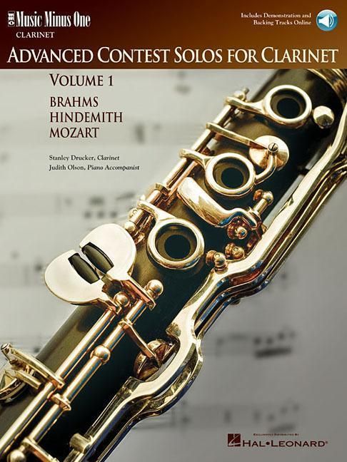 Produktbild: Advanced Contest Solos for Clarinet - Volume I Music Minus One Clarinet - Book/Online Audio