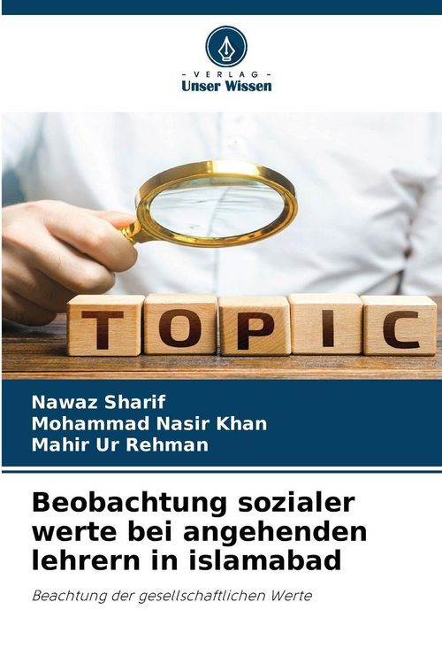 Produktbild: Beobachtung sozialer werte bei angehenden lehrern in islamabad