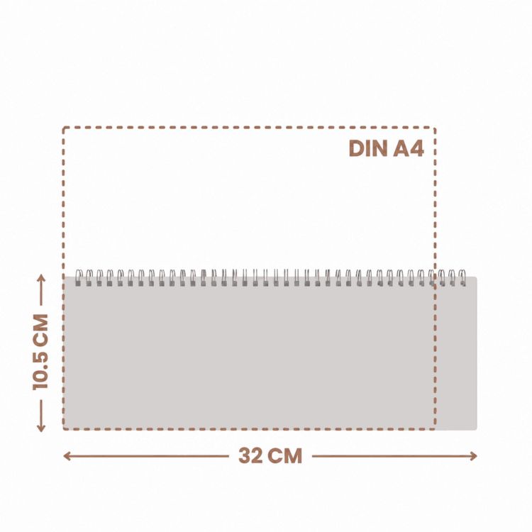 Produktbild: Tischquerkalender GROSSDRUCK 2027