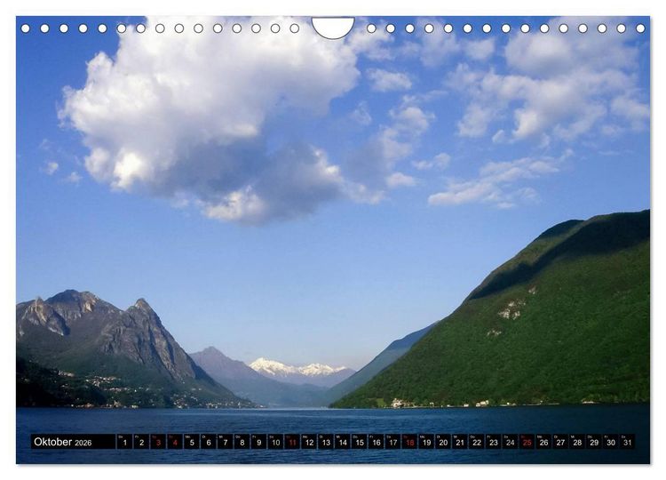 Produktbild: Wundersch&ouml;nes Tessin (Wandkalender 2026 DIN A4 quer), CALVENDO Monatskalender
