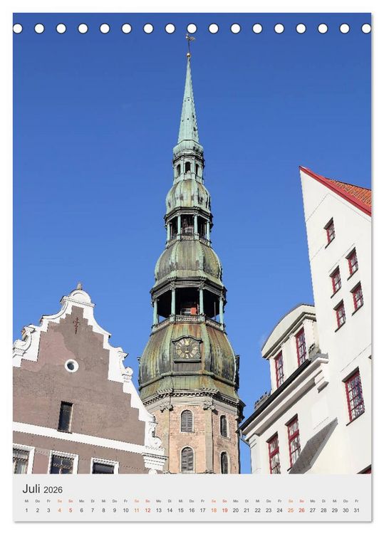 Produktbild: Baltische Augenblicke (Tischkalender 2026 DIN A5 hoch), CALVENDO Monatskalender