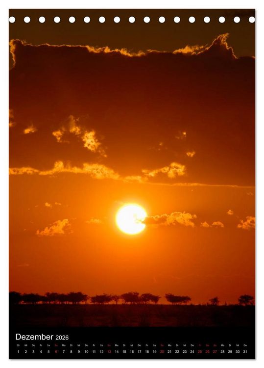 Produktbild: Faszination Namibia (Tischkalender 2026 DIN A5 hoch), CALVENDO Monatskalender