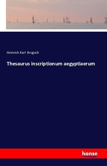 Produktbild: Thesaurus inscriptionum aegyptiaerum