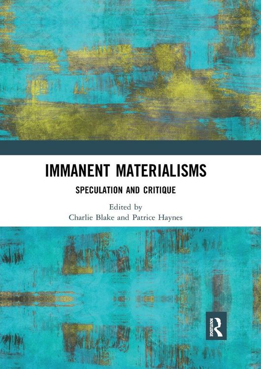 Produktbild: Immanent Materialisms