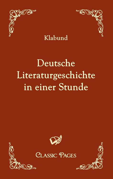 Produktbild: Deutsche Literaturgeschichte in einer Stunde