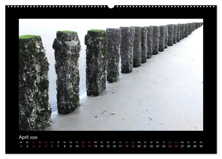 Produktbild: An der Nordsee (hochwertiger Premium Wandkalender 2026 DIN A2 quer), Kunstdruck in Hochglanz