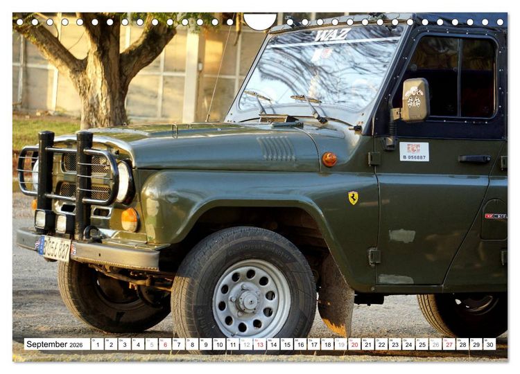 Produktbild: Sowjet-Legende - Der Gel&auml;ndewagen UAZ-469 in Kuba (Wandkalender 2026 DIN A4 quer), CALVENDO Monatskalender