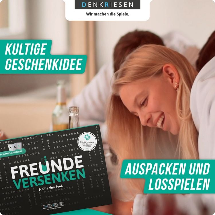 Produktbild: FREUNDE VERSENKEN&reg; - "Schiffe sind doof" - Schiffe versenken neu aufgelegt