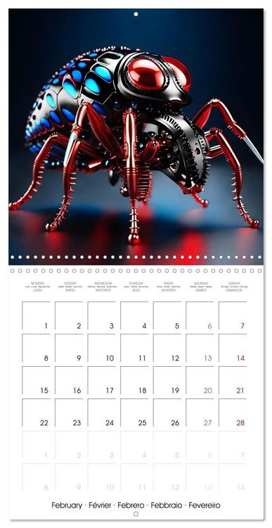Produktbild: Mechanical Insects (Wall Calendar 2027 12 &times; 12 Inch) CALVENDO 12 Month Wall Calendar